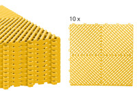 Garagenbelag gelb 10 Stück